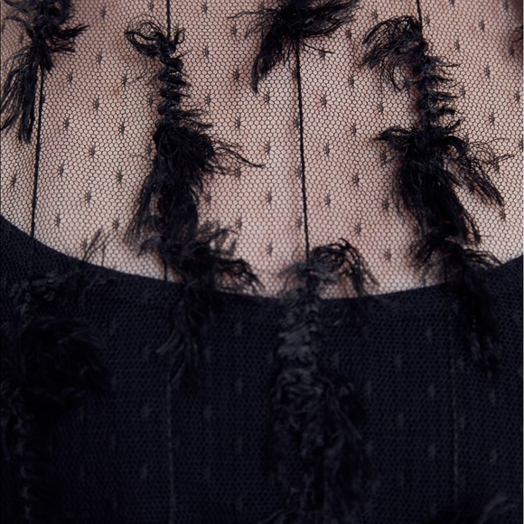 Zara feathers effect sheer top - Picture 15 of 16